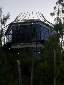 GLAMPING Aldea Muisca外面的花园