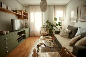 Posedenie v ubytovaní Salamanca Rentals - Apartamento con terraza a 1 minuto de la Plaza Mayor
