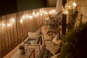 Posedenie v ubytovaní Salamanca Rentals - Apartamento con terraza a 1 minuto de la Plaza Mayor