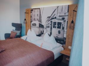 Posteľ alebo postele v izbe v ubytovaní Levy's Rooms & Breakfast