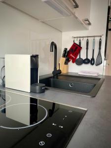 Kuchyňa alebo kuchynka v ubytovaní Apartment Schmitten 67