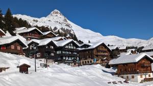 冬天的Imhof Alpine B&B Apartments