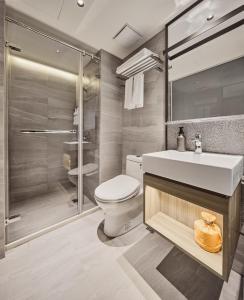 Bilik mandi di Orange Hotel -Hanzhong, Taipei