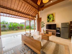 Kuchyň nebo kuchyňský kout v ubytování Svarna Suites Seminyak