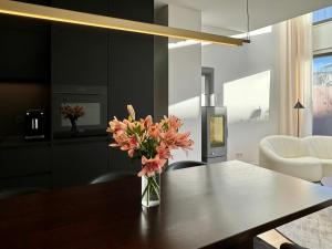 Nhà bếp/bếp nhỏ tại Townhouse Alaunpark
