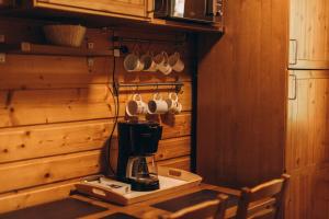 Kuchyňa alebo kuchynka v ubytovaní Mountain Cottage Lubomierz