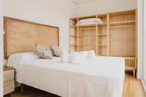 Postel nebo postele na pokoji v ubytování Bungalows Mar Menor, paz a orillas del mar