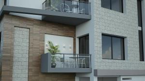 a rendering of a apartment building with a balcony at Villa Dar Nejib - Duplex haut standing - cité El Wafa in Nabeul