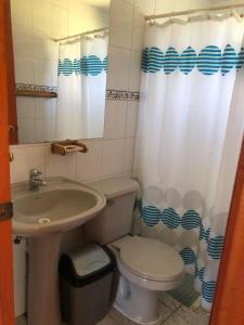 Ένα μπάνιο στο Cabañas Don Alex