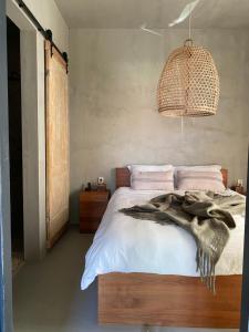 Postel nebo postele na pokoji v ubytování Puur-Polder-Logies PUUR