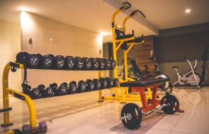 Fitness centrum a/nebo fitness zařízení v ubytování CK Resort Pattaya