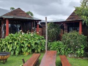 Zahrada ubytování Tsitsikamma Wolf Sanctuary ECO Cabins & Teepees