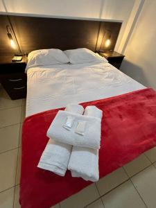 Apartamentos El Fortín客房内的一张或多张床位