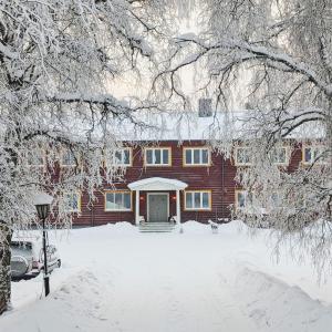 Pensionat Mullfjället v zimě