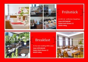 Restaurace v ubytování Hotel-Etage Apfelrot