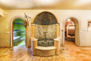 Postel nebo postele na pokoji v ubytování Naturoase Stegerhof Apt Iris
