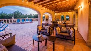 Posezení v ubytování Villa Ermita