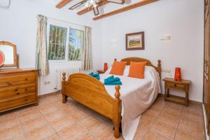 Postel nebo postele na pokoji v ubytování Villa Ermita