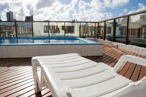 Bazén v ubytování Sensacional flat no Mardisa nebo v jeho okolí