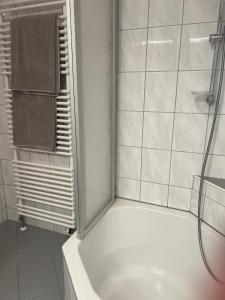 Bathroom sa Ferienwohnung Wohlfühloase