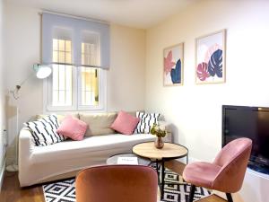 Posezení v ubytování ApartamentoMálagaCentro