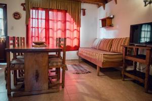 Гостиная зона в Cabañas Melipal Copahue