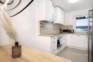 Kuchyň nebo kuchyňský kout v ubytování RD Ferienwohnung