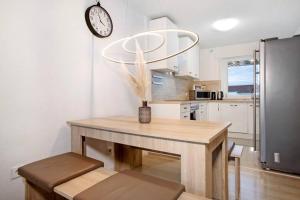 Kuchyň nebo kuchyňský kout v ubytování RD Ferienwohnung