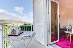 Balkón alebo terasa v ubytovaní Apartment Melki