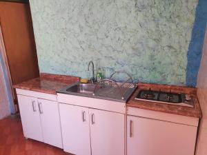 Kuchyň nebo kuchyňský kout v ubytování Residencial mi Casa