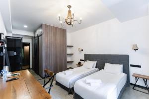 Hotel Roshe Gudauri客房内的一张或多张床位
