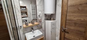 Η κουζίνα ή μικρή κουζίνα στο Apartman Dunati