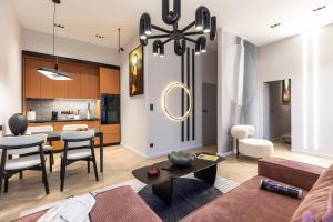 Kuchyň nebo kuchyňský kout v ubytování K21 Luxury Apartaments I FreeParking