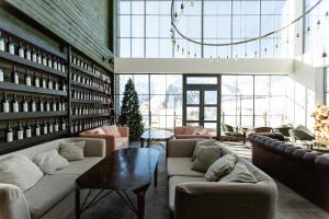 Hotel Roshe Gudauri的休息区