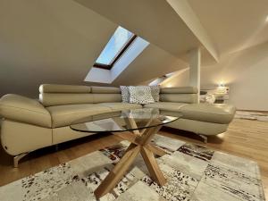 A seating area at Hotel Brauhof Wien