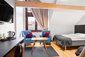 TV a/nebo společenská místnost v ubytování Hotell Heden - BW Signature Collection