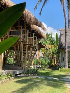 Zahrada ubytování Captain Coconuts Gili Air