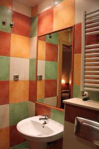Et badeværelse på Hostal Prada Borges