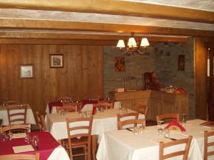 Restaurace v ubytování B&B Gressoney