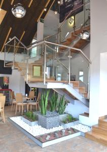A restaurant or other place to eat at Hotel Ferramenteiro de Portomarin
