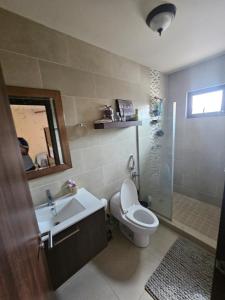 Koupelna v ubytování Duplex 22q Los Molinos,Boquete