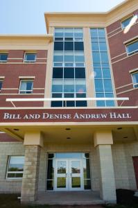 a building with a sign that reads bill and dance andchery hall at UPEI Summer Accommodations in Charlottetown