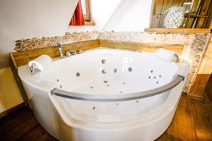 Koupelna v ubytování Hotel Leyla