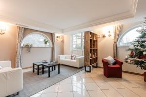 Posezení v ubytování Hotel garni Meledrio