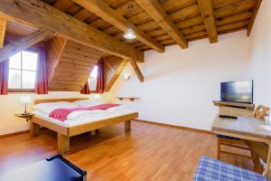 Postel nebo postele na pokoji v ubytování Hotel Leyla