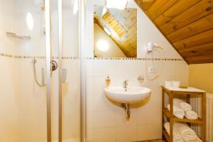 Koupelna v ubytování Hotel Leyla