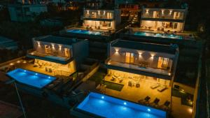 Бассейн в Luxury Blue Villas Vis или поблизости