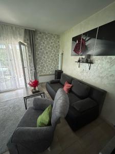 Posezení v ubytování Apartmani Trio