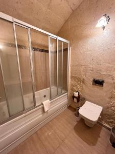 Koupelna v ubytování Hotel Temenni Evi