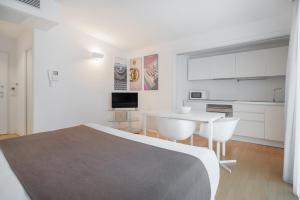Kuchyň nebo kuchyňský kout v ubytování Felix Hotels - Residence Hotel Grandi Magazzini